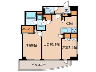 プライマルシティ神楽坂の物件間取画像